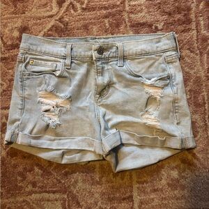 Girls, tattered shorts, like new condition